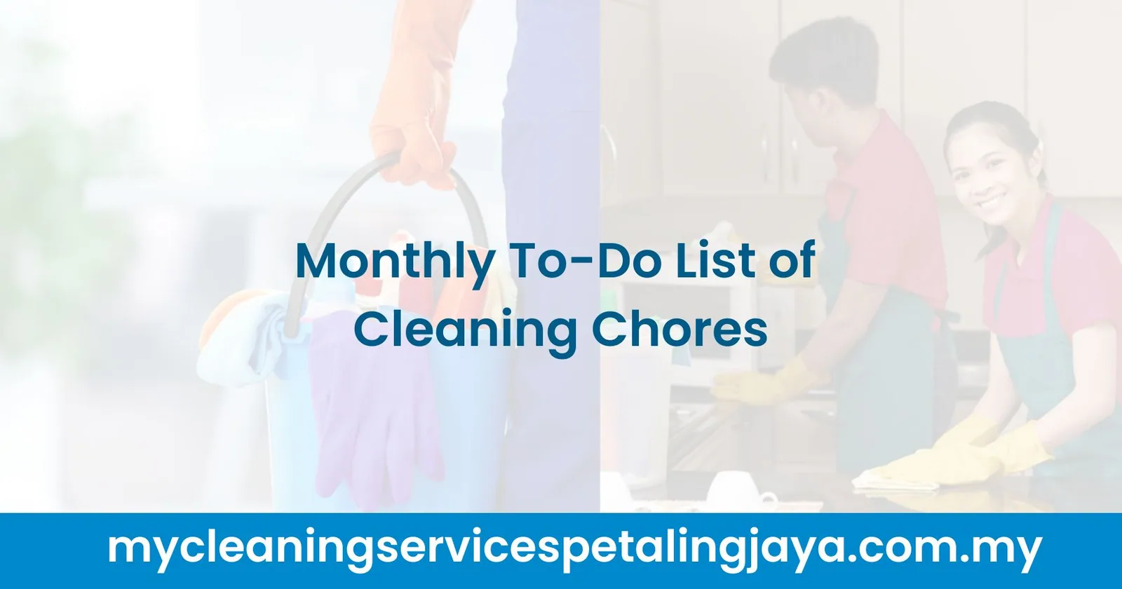 Monthly To-Do List of Cleaning Chores