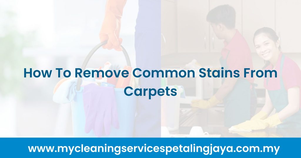 How To Remove Common Stains From Carpets [Updated 2024]